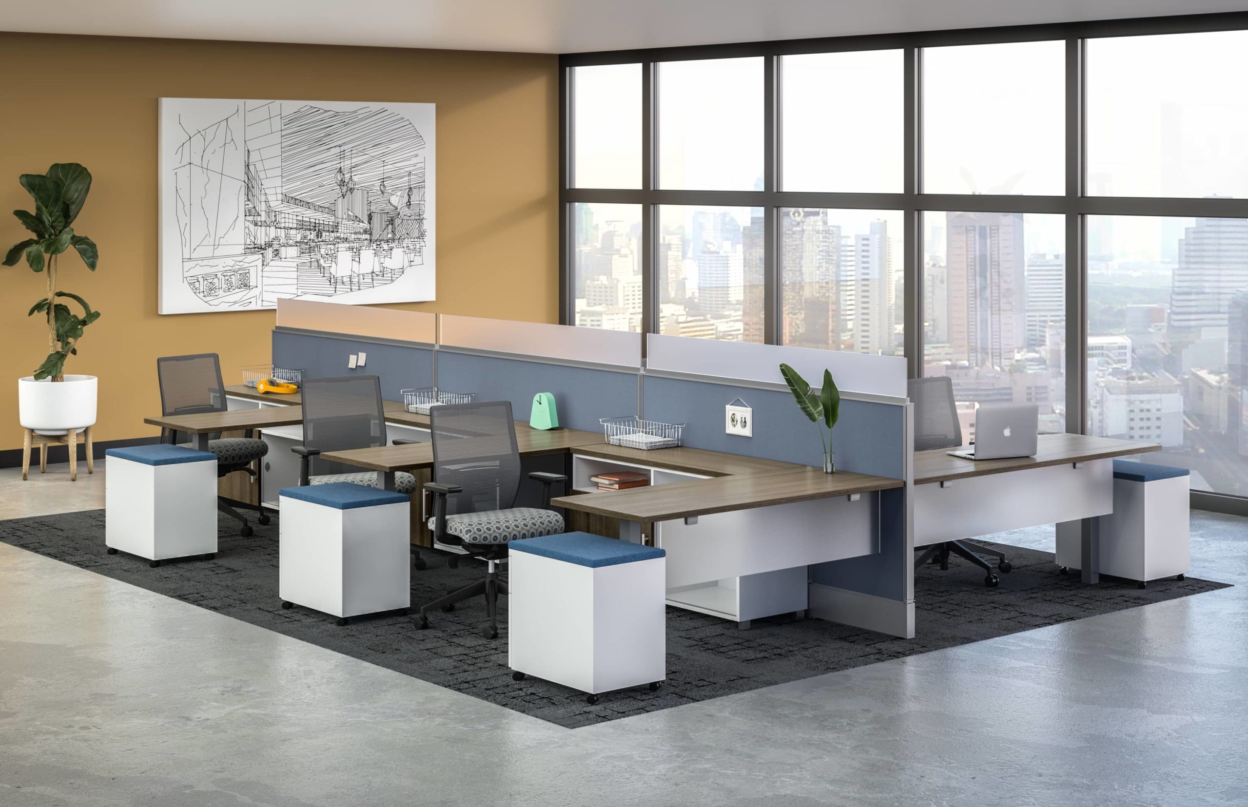 Interior Concepts open office furniture